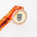 Excellent quality metallic running medal marathon sport event soft enamel medallions manufacturer for custom medals